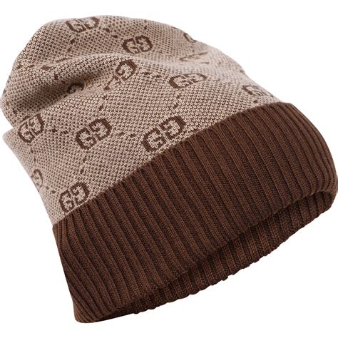 brown gucci beanie|gucci beanie price.